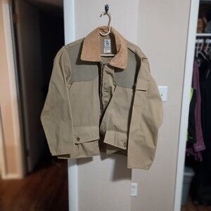 Vintage Bob Allen Gun Club Sportswear Shooting Jacket Size XL Khaki Brown